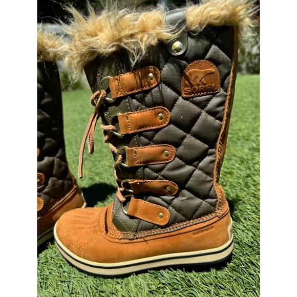 Sorel Shoes - Sorel Tofino II Waterproof Winter Boots Women's Size 5 Light Brown Faux Fur NL17